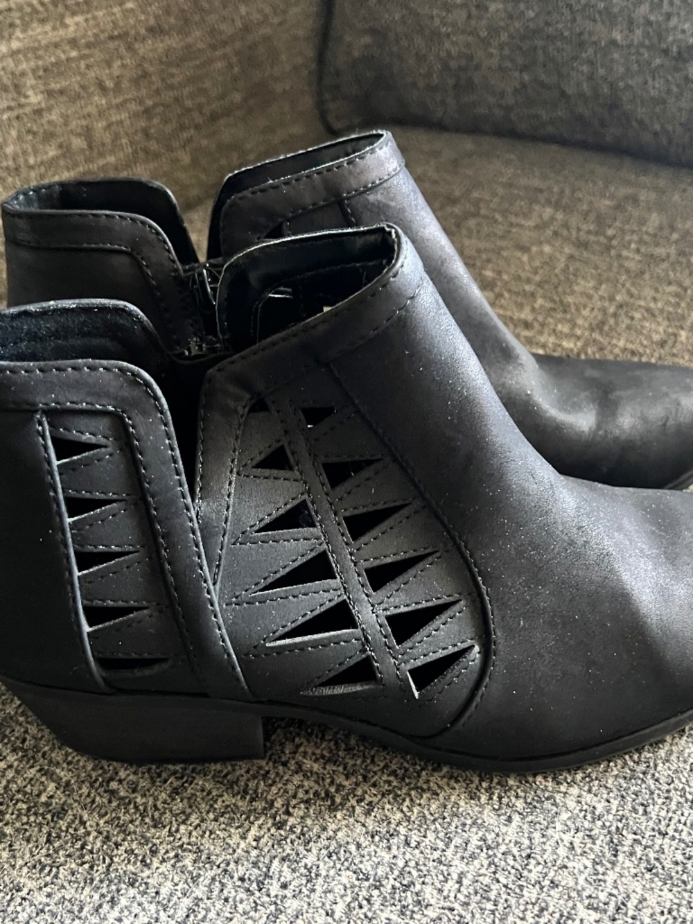 Women’s black ankle boots size 9